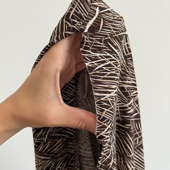 VTG 90S BROWN COWL NECK TANK TOP - Picture 5 of 5